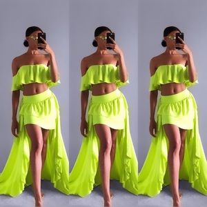 Two Piece Maxi Dress